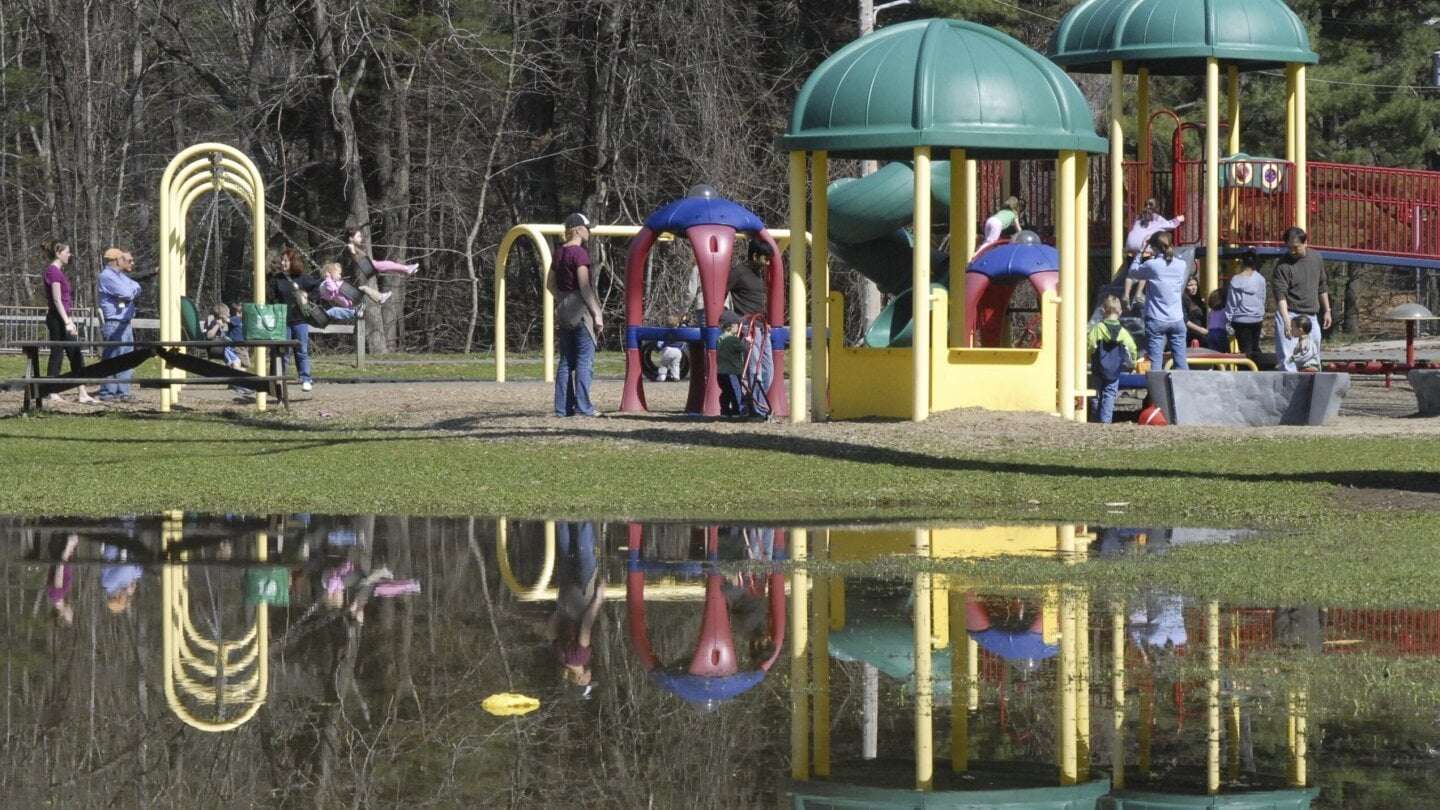 image for Juveniles charged with dousing acid on playground slides that injured 4 children