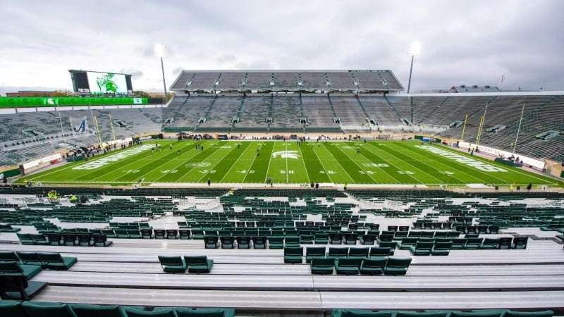 image for Michigan State apologizes for displaying picture of Adolf Hitler on the videoboard before a football game