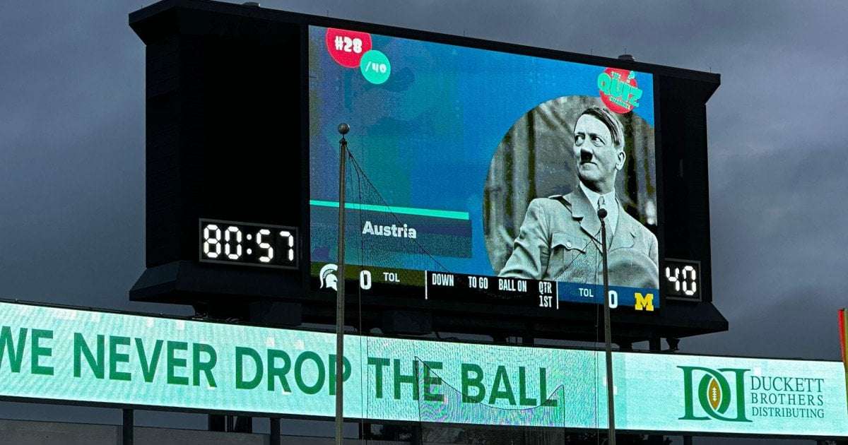 image for Michigan State 'deeply sorry' for Hitler image displayed before football game
