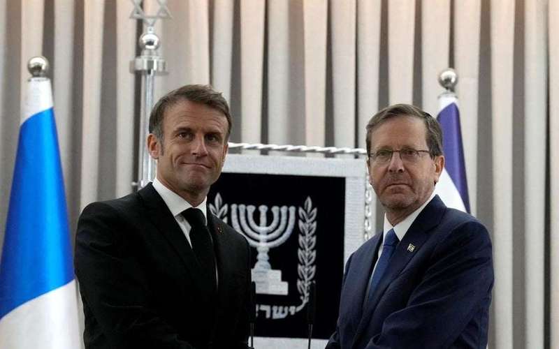 image for France's Macron wants international coalition against Hamas