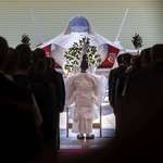 image for Shinto priest blessing first Japan domestically produced F-35 at Mitsubishi facility, Nagoya.