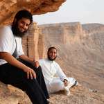 image for These Saudi friends took my picture, I took theirs but forgot to get their emails.. at Jebel Firhayn