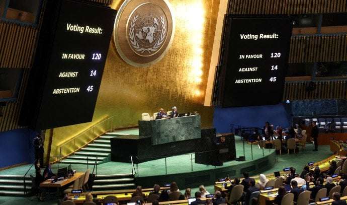 image for Czech defense minister calls to exit UN over org's support of Hamas
