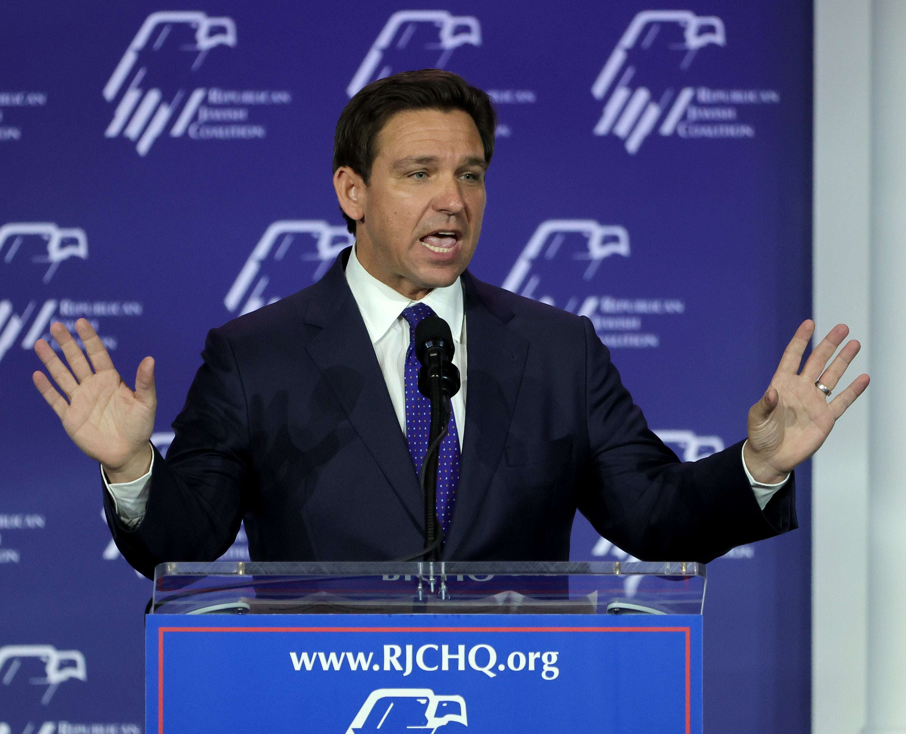 image for Florida Republicans Demand Ron DeSantis End 2024 Run To Focus on His Job