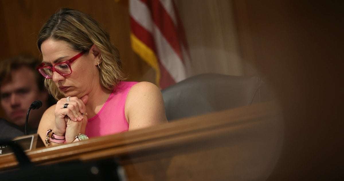 image for Kyrsten Sinema’s Delusional Exit Interview