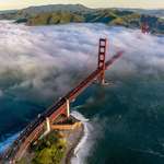 image for Fog rolling in on the Golden Gate Bridge in San Francisco