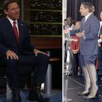 image for Ron DeSantis wearing hidden high heels to appear 6 inches taller