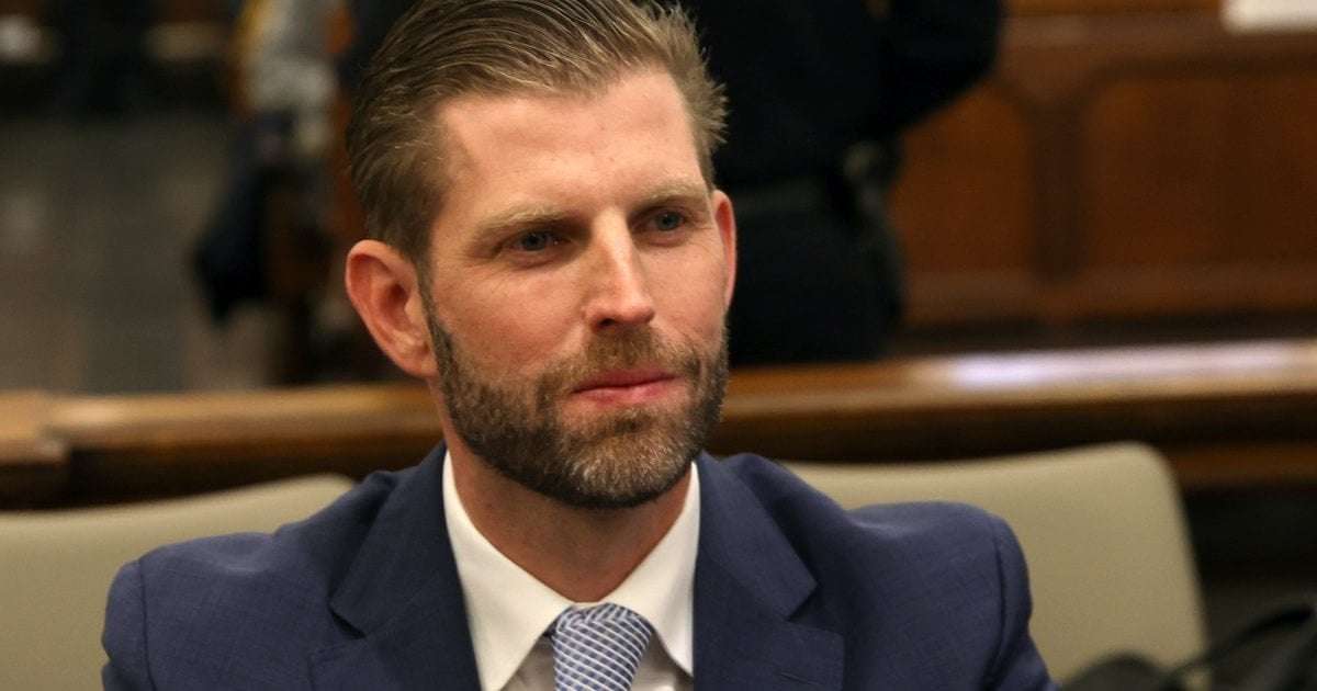 image for Uh-Oh: Eric Trump Stumbles in Key “Gotcha” Moment in Fraud Trial