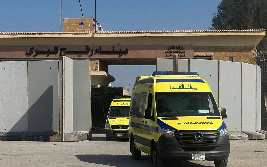 image for Hamas tried to send fighters to Egypt in ambulances for wounded Gazans — US official