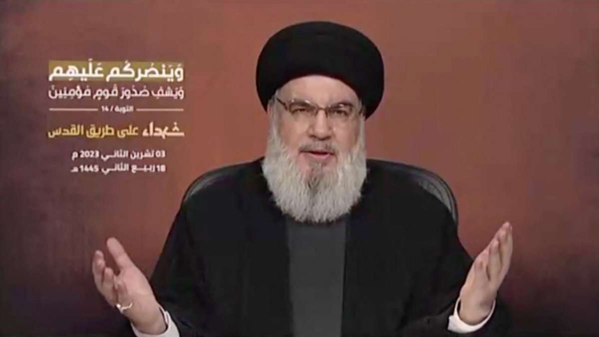 image for Hezbollah chief praises ‘heroic’ Hamas attacks but does not commit to joining war