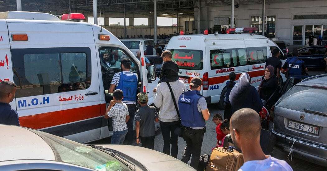 image for Hamas put wounded fighters on departure lists, delaying efforts to evacuate foreigners, a U.S. official says.