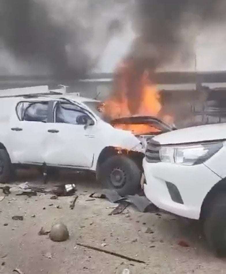 image for Israel: 6 civilians wounded in anti-tank missile attack from Lebanon