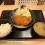 image for This tonkatsu set meal (with free refills of rice and miso soup) is $3.3 (€3.1) in japan.