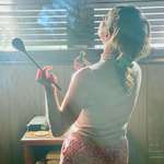 image for Picture of My American Girlfriend cooking pancakes and smoking Pot for breakfast