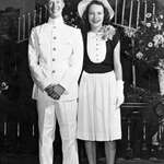 image for A young Jimmy Carter and his wife Rosalynn in a church, 1946