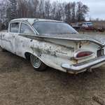 image for Saving this canadian 59 chevy from 54 years of abandonment in the woods. Wish me luck