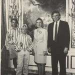 image for Hillary Clinton meeting Donald Trump's family, 1990s
