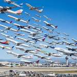 image for 40+ pictures of airplanes taking off from LAX overlayed