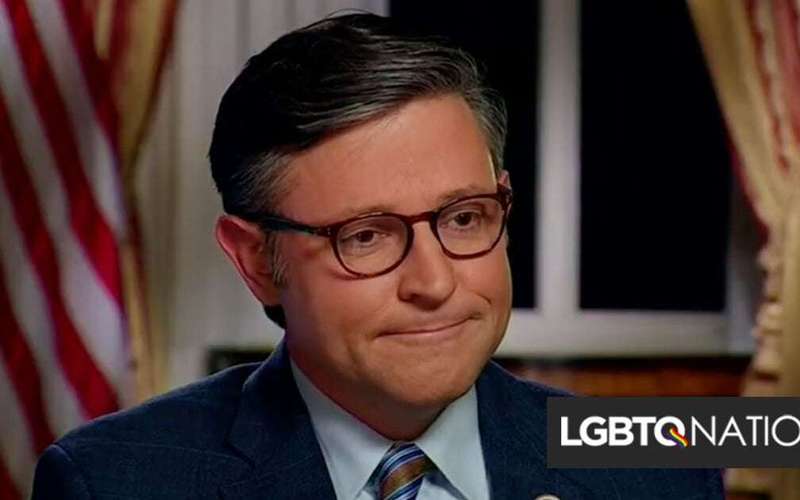 image for Mike Johnson says his pals would use trans laws to spy on naked girls