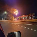 image for McDonald’s sign on fire