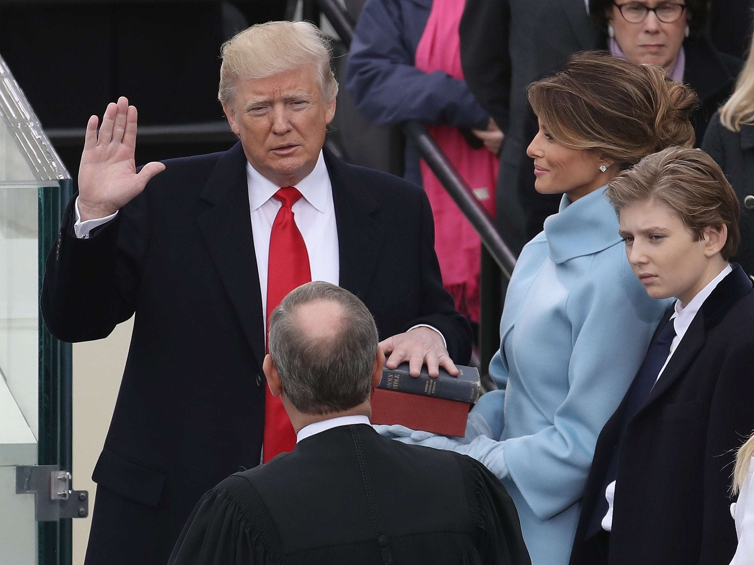 image for Donald Trump Says He Never Swore Oath 'to Support the Constitution'