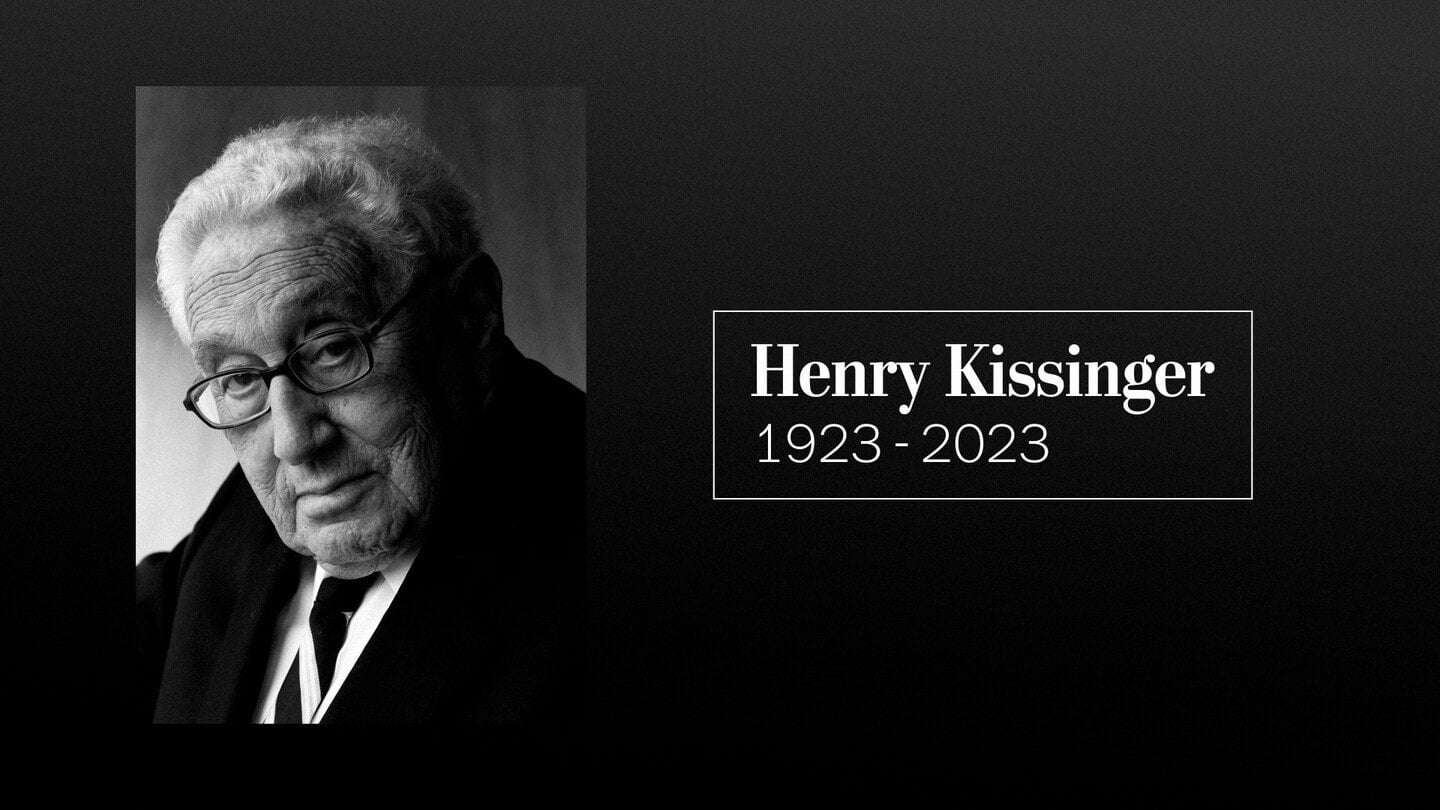 image for Henry Kissinger, who shaped world affairs under two presidents, dies at 100