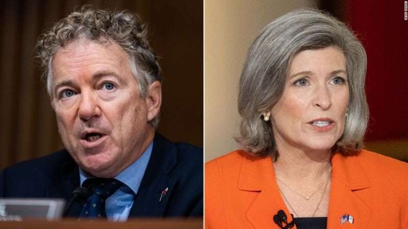 image for Rand Paul used Heimlich maneuver on choking Joni Ernst in GOP lunch