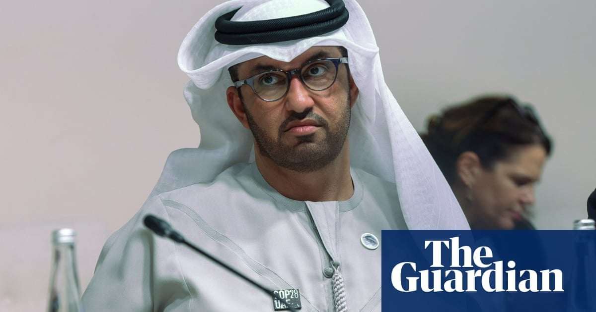 image for Cop28 president says there is ‘no science’ behind demands for phase-out of fossil fuels