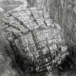 image for The building of Hoover Dam.