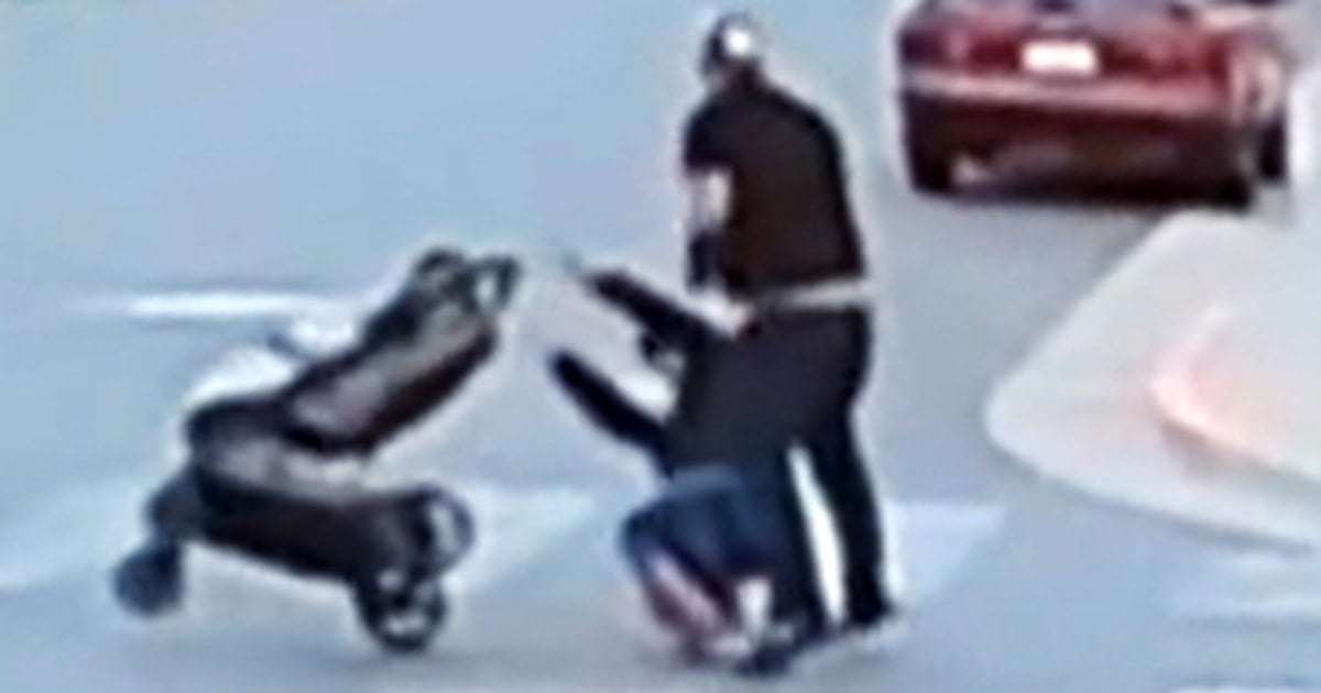 image for Man arrested after assailant punches Asian grandfather, flipping infant grandchild’s stroller