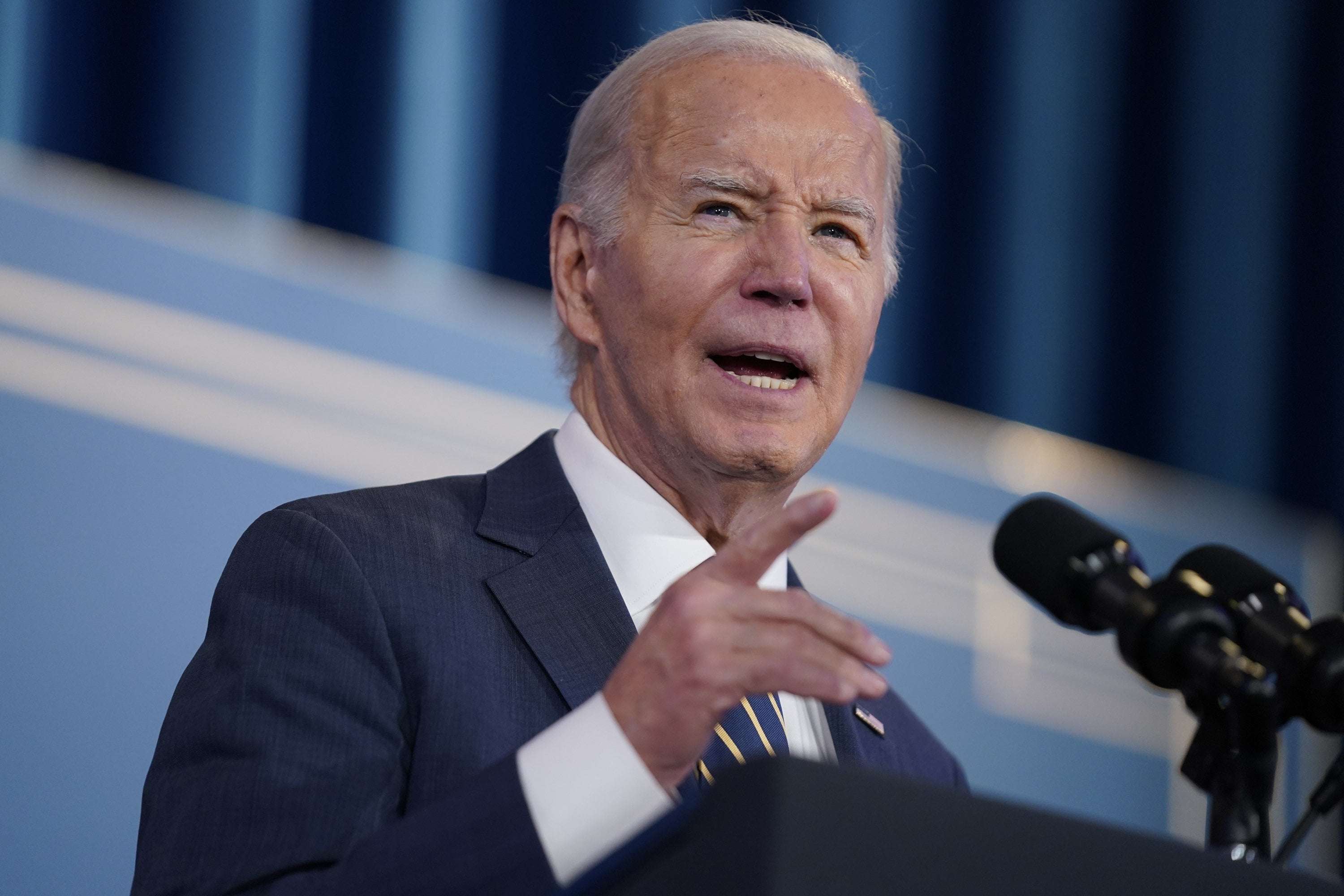image for Trump's 'dictator' remark puts 2024 campaign right where Biden wants it