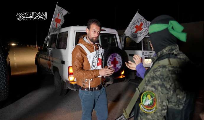 image for Red Cross reprimanded hostage families: 'Think about the Palestinians'