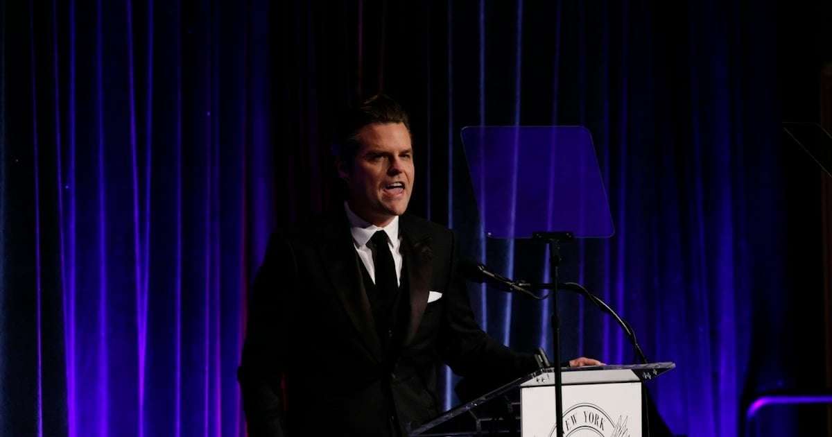 image for Watch Matt Gaetz Get Trolled With “Underage Sex Award” at Republican Event