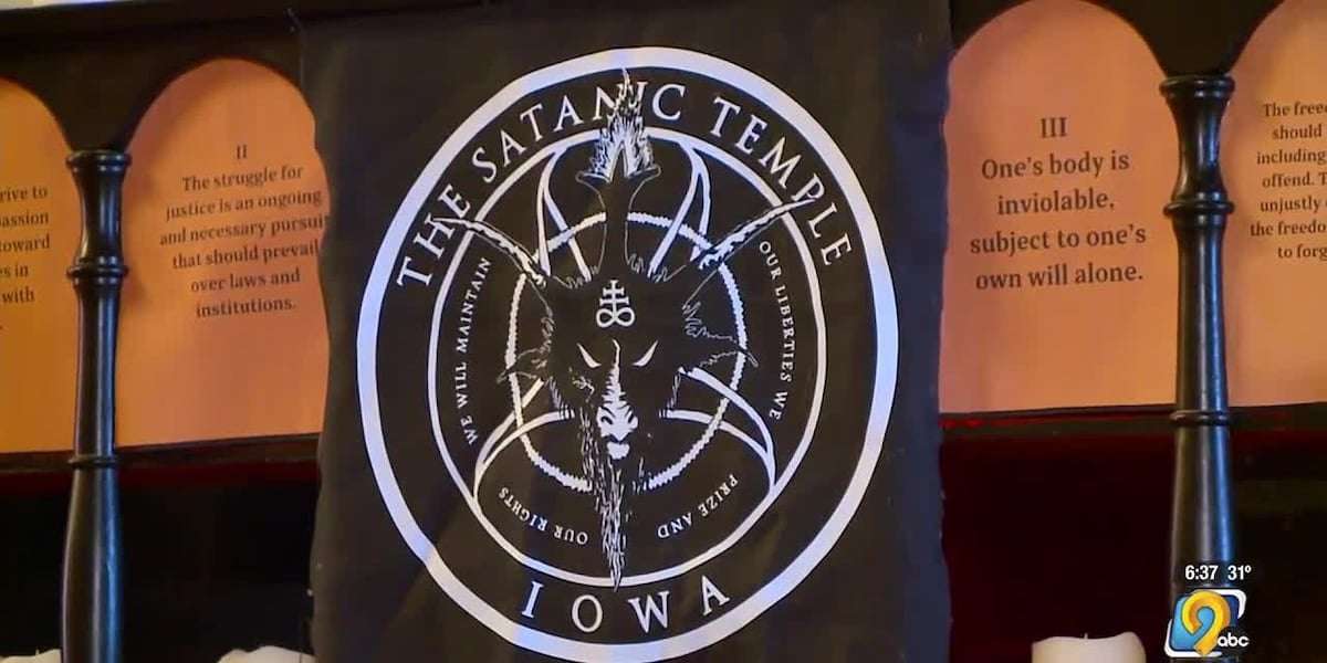 image for Satanic display at Iowa Capitol vandalized ‘beyond repair’; arrest made