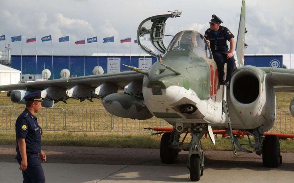 image for Air Force: Russian air defense downs its own Su-25 jet