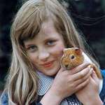 image for The Young Princess Diana With Her Guinea Pig, Peanut - 1972