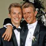 image for David Bowie and his son Duncan Jones.