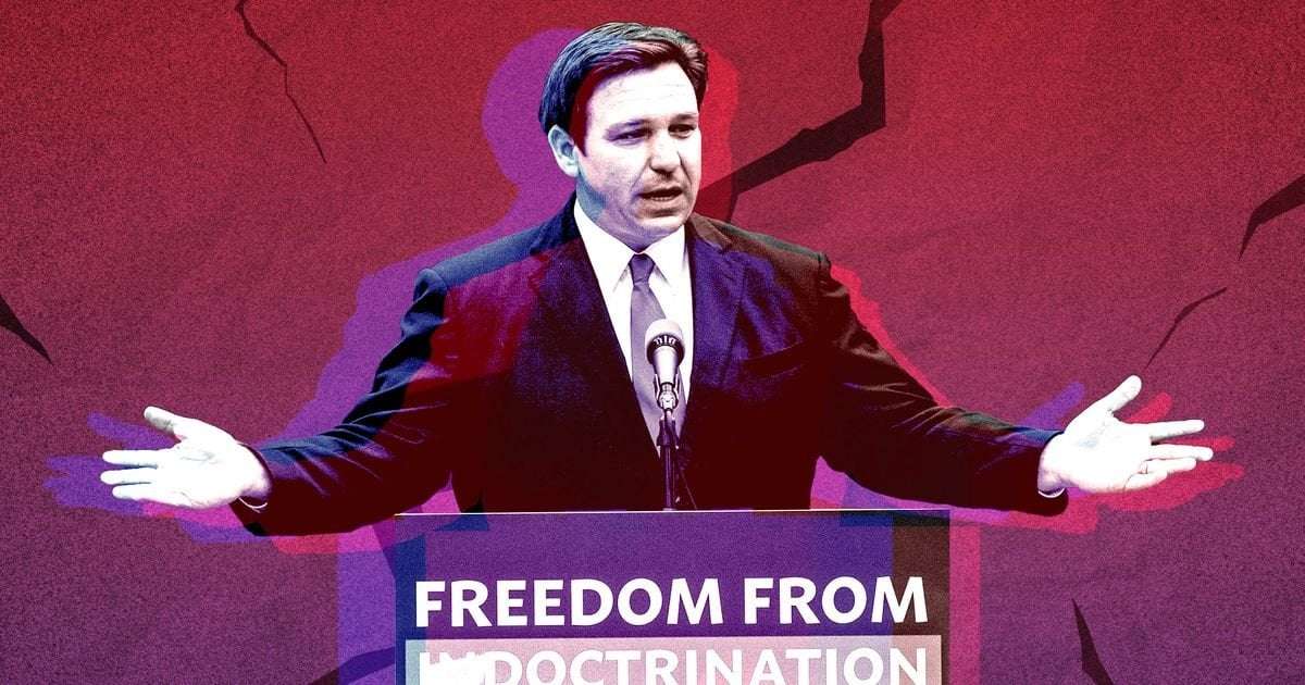 image for Ron DeSantis Went Down With The Anti-Woke Ship