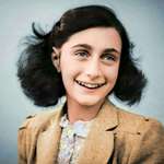 image for Colorized photo of Anne Frank (1942)
