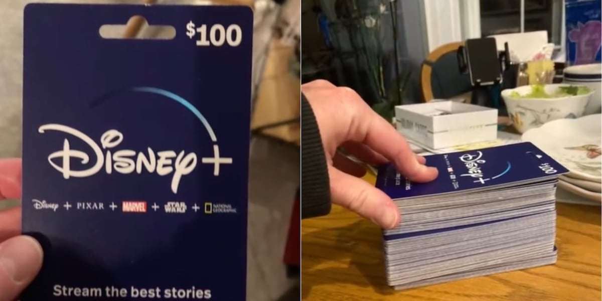 image for Grandparents mistakenly buy $10K worth of Disney+ gift cards instead of Disney Parks for family trip