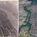 image for Saw this photo of Manhattan in 1931 yesterday and I made a comparison shot in google earth.