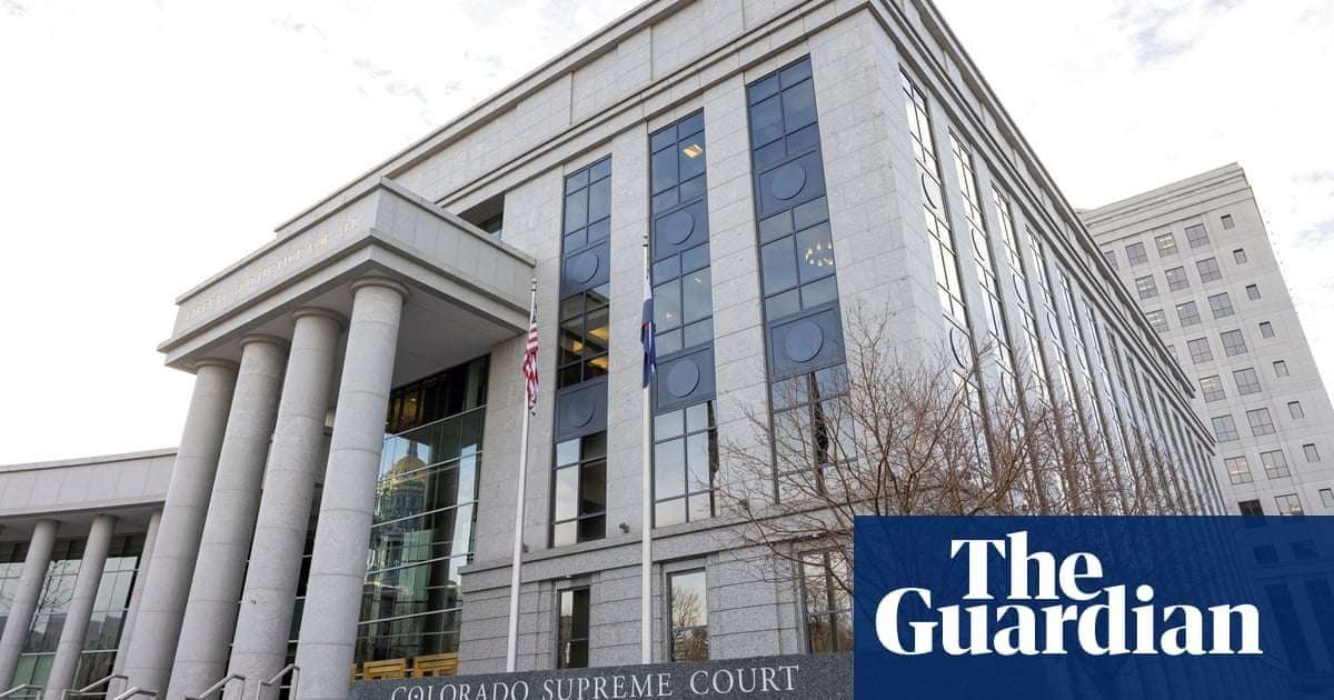 image for Colorado supreme court justices face death threats after Trump ruling