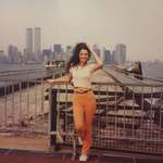 image for Me in New York, 1997, with the Twin Towers on the background