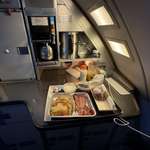 image for Preparing my breakfast while riding on a cargo flight from Amsterdam to Incheon