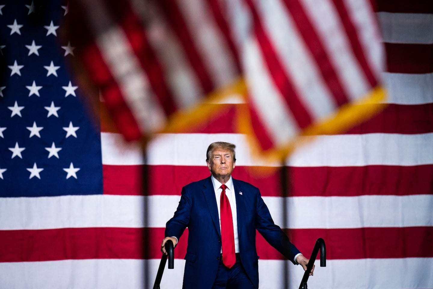 image for Donald Trump removed from Maine primary ballot by secretary of state