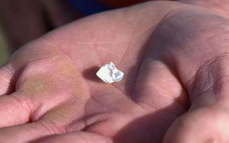 image for Arkansas man finds 4.87-carat diamond at Crater of Diamonds State Park