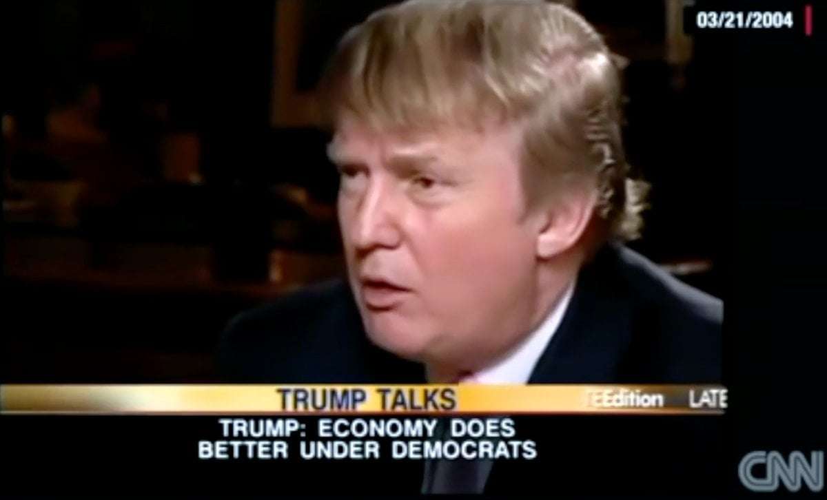 image for Did Donald Trump Once Say, 'The Economy Always Does Better Under Democrats'?