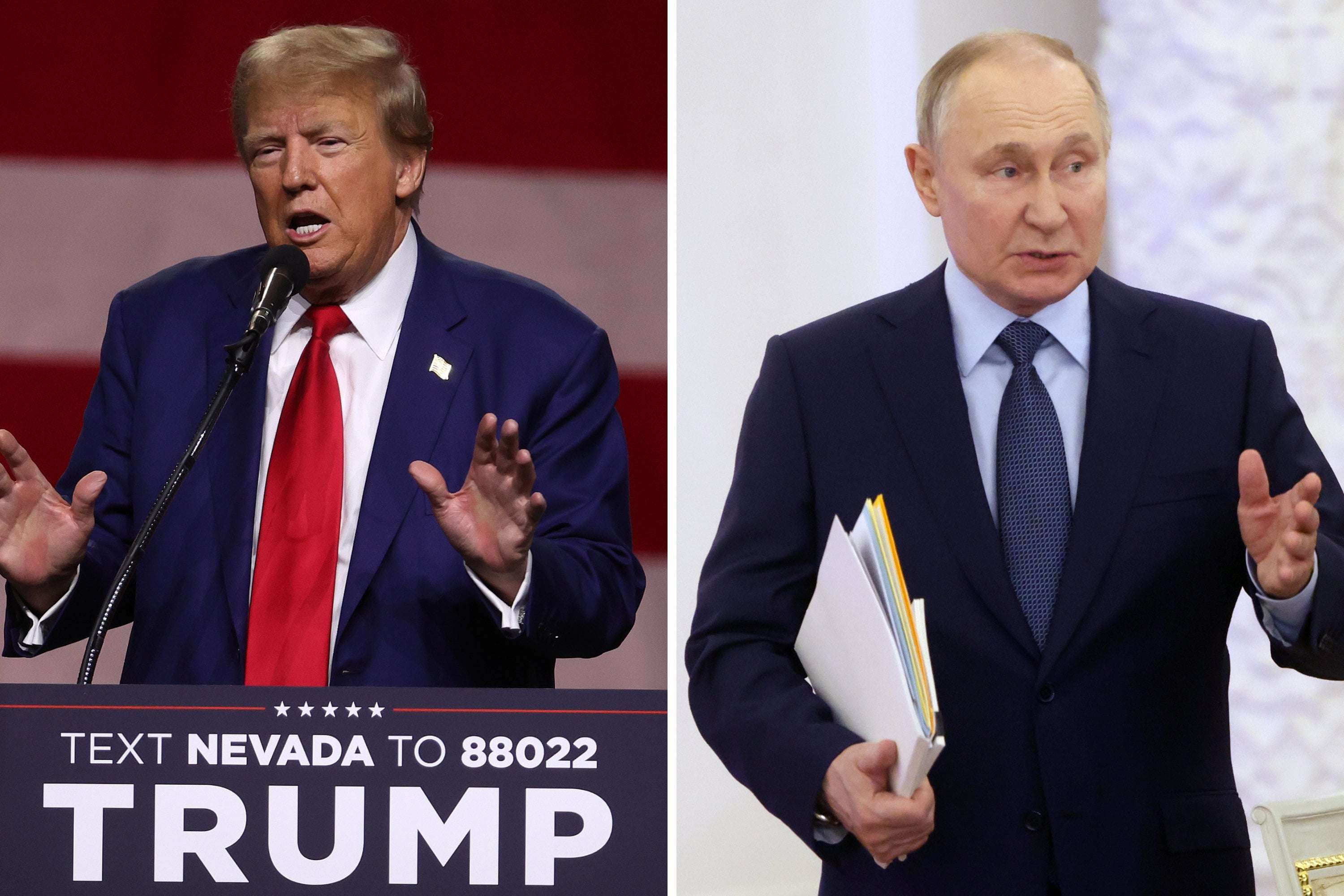 image for Putin 'Actively Hoping' to Get Donald Trump Back as President: Ret. General
