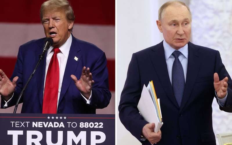 image for Putin 'Actively Hoping' to Get Donald Trump Back as President: Ret. General