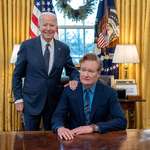 image for Conan O'Brien during his visit to the White House last month